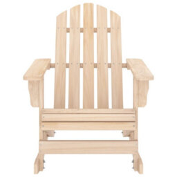 Berkfield Garden Adirondack Rocking Chair Solid Fir Wood - thumbnail 2