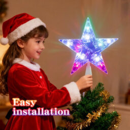 Bright Zeal 19Cm Smart Color Changing Led Christmas Tree Topper Star With Diy Modes - thumbnail 5