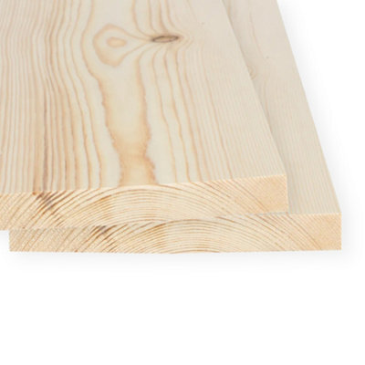 Arranwood 7X1 Inch Spruce Planed Timber (L)900mm (W)169 (H)21mm Pack Of 2 - image 1