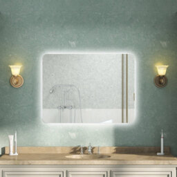 AVER-GROWTH Led Bathroom Mirror With Light 3 Colour Backlit Bluetooth Shaver Socket Demister Touch/wall Switch Vertical/horizontal 700X500mm