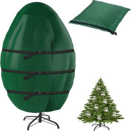 Storage Bag For Standing Christmas Tree (Stand Not Included) - Green 76 Cm X 152 Home Decor Small Decorations, - thumbnail 1