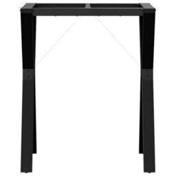 Berkfield Dining Table Legs Y-Frame 60X50X73 Cm Steel - thumbnail 4