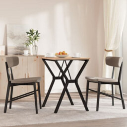 Berkfield Dining Table Legs Y-Frame 60X50X73 Cm Steel - thumbnail 3