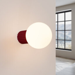 Luminosa Lighting Luminosa Halo Bathroom Wall Lamp Burgundy 1X G9Ip44 - thumbnail 2