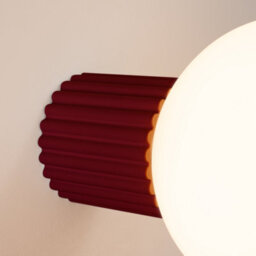 Luminosa Lighting Luminosa Halo Bathroom Wall Lamp Burgundy 1X G9Ip44 - thumbnail 3
