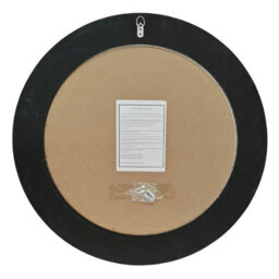 Agenzia 14 Large Round Black And Gold Convex Mirror - thumbnail 3