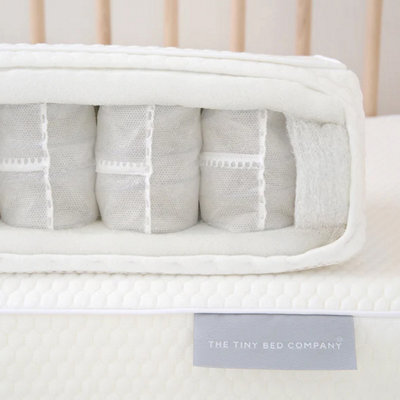 The Tiny Bed Company Tiny Dreamer Plus - Luxury Pocket Sprung Cot Mattress To Fit Snuzkot 117Cm X 68Cm - image 1