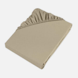 Ameha Plain Fitted Sheet 25Cm Deep Pocket- Breathable Wrinkle Resistant Microfiber Bed Sheet Easy Care Beige King (152X200Cm) - thumbnail 8