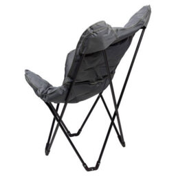 Urbn-Living 3 Piece Camping Furniture Set Folding Chairs & Table Grey Portable Outdoor Picnic Set - thumbnail 7