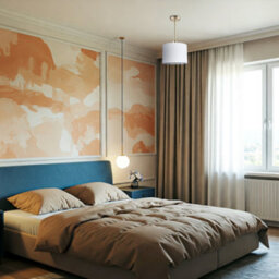 Happy Homewares Classic Satin Gold Ceiling Light Fixture To Showcase Lamp Shades - thumbnail 7