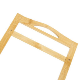 5-Tier Vertical Shoe Rack Bamboo Shoe Stand Storage Organizer For Hallway - thumbnail 4