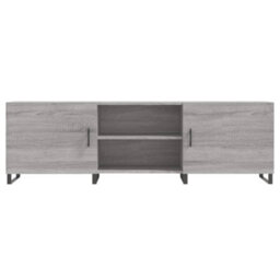 Berkfield Tv Cabinet Grey Sonoma 150X30X50 Cm Engineered Wood - thumbnail 5
