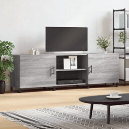 Berkfield Tv Cabinet Grey Sonoma 150X30X50 Cm Engineered Wood - thumbnail 1