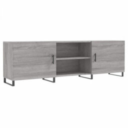 Berkfield Tv Cabinet Grey Sonoma 150X30X50 Cm Engineered Wood - thumbnail 2