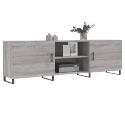 Berkfield Tv Cabinet Grey Sonoma 150X30X50 Cm Engineered Wood - thumbnail 3
