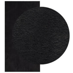 Walplus Rug Huarte Short Pile Soft And Washable Black 100X200 Cm - thumbnail 3