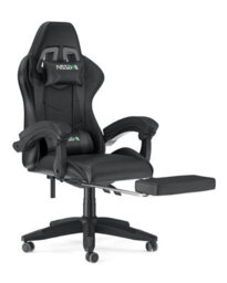Onemill Ergonomic Gaming Chair With With Footrest, Height-Adjustable Office & Computer Chair(Black)