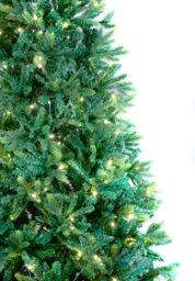 Best Artificial 8Ft / 240Cm Balsam Fir Pre Lit Christmas Tree With Real Feel Pe Tips, Hinged With Led Lights - thumbnail 6