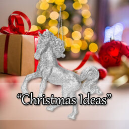 Christmas Tree Decoration Hanging Glitter Unicorn Ornament Silver - thumbnail 5