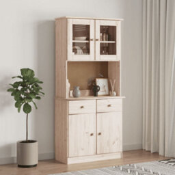 Berkfield Durable Dresser Top Alta 77X30X92 Cm Solid Wood Pine - thumbnail 3