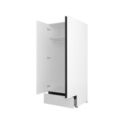Arte Kross 89Cm Hinged Wardrobe In Pristine White - Compact Elegance For Modern Bedrooms - thumbnail 2