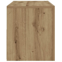 Berkfield Tv Cabinet With Led Lights Artisan Oak 90X35X40 Cm Engineered Wood - thumbnail 8