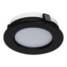 GoodHome Ledyard Black Mains-Powered Led Neutral White Cabinet Downlight Ip20 (L)64mm (W)64mm, Pack Of 3 - thumbnail 5