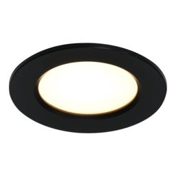 GoodHome Ledyard Black Mains-Powered Led Neutral White Cabinet Downlight Ip20 (L)64mm (W)64mm, Pack Of 3 - thumbnail 2