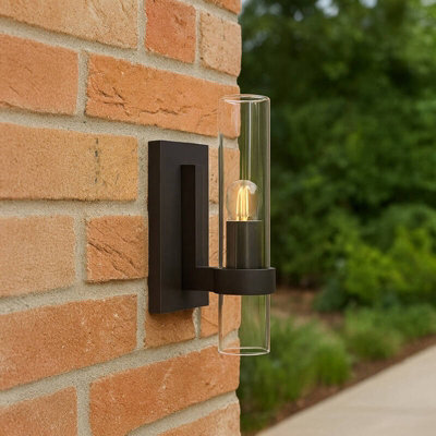 Portwest Westport Navien Outdoor Wall Light Gold - image 1
