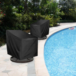 Patio Chair And Outdoor Furniture Protective Cover For Swivel Garden Balcony, Terrace Or Veranda 32 35 36Inch - thumbnail 6