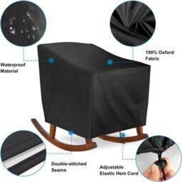 Patio Chair And Outdoor Furniture Protective Cover For Swivel Garden Balcony, Terrace Or Veranda 32 35 36Inch - thumbnail 4