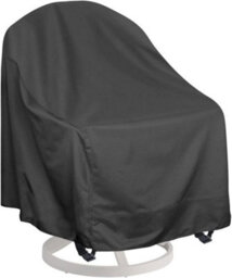 Patio Chair And Outdoor Furniture Protective Cover For Swivel Garden Balcony, Terrace Or Veranda 32 35 36Inch - thumbnail 1