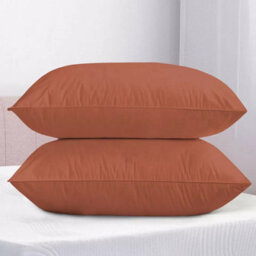 Ameha Pillowcase Pair Rust Microfiber Pillowcase-Soft Envelope Closure Pillowcase, Machine Washable Bedding Pillow Cover 50X75Cm - thumbnail 7