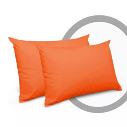 Ameha Pillowcase Pair Rust Microfiber Pillowcase-Soft Envelope Closure Pillowcase, Machine Washable Bedding Pillow Cover 50X75Cm - thumbnail 2