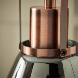 Inlight Dafyd Cone Gloss Antique Copper Effect 3 Lamp Led Pendant Ceiling Light, (Dia)900mm - thumbnail 3