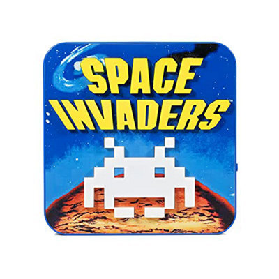 Numskull Space Invaders 3 D Lamp Wall Light - Ambient Lighting Gaming Accessory For Bedroom, Home, Study, Office, Work - Official