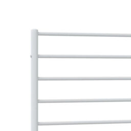 Vidaxl Metal Bed Frame Without Mattress With Headboard White 100X190Cm - thumbnail 9
