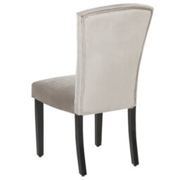 Beliani Set Of 2 Dining Chairs Piseco Velvet Grey - thumbnail 6