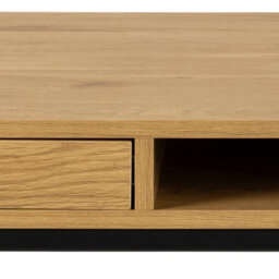 Furniture To Go Seaford Office Desk With 1 Drawer In Black And Oak - thumbnail 8