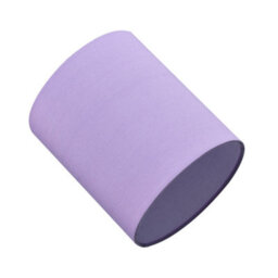 Happy Homewares Contemporary And Elegant Soft Lilac Linen Fabric 18Cm High Cylinder Lamp Shade - thumbnail 4