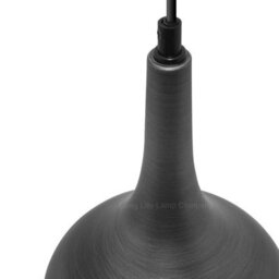Long Life Lamps Company Droplet Modern Ceiling Pendant Light Grey Dark Pewter Metal Shade M0145 - thumbnail 4