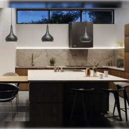 Long Life Lamps Company Droplet Modern Ceiling Pendant Light Grey Dark Pewter Metal Shade M0145 - thumbnail 9