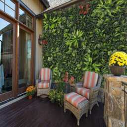 100X100Cm Artificial Living Wall Hedge Plant Panel Indoor & Outdoor Uv Stable - thumbnail 3