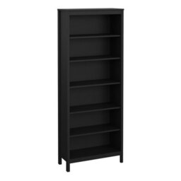 Furniture To Go Barcelona Bookcase With 5 Shelves In Black - thumbnail 1