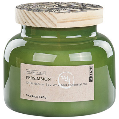 Beliani Scented Candle Delight Bliss Soy Wax Fruity Notes - image 1