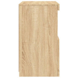 Berkfield Sideboard With Led Lights Sonoma Oak 41X37X67 Cm - thumbnail 8