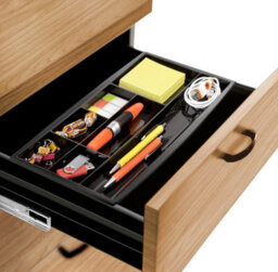 CED Cep Drawer Organiser 149/4 R 34,4 X 18 X 2 Cm - Black - thumbnail 4