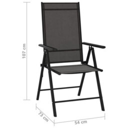Berkfield 9 Piece Garden Lounge Set Black And Anthracite - thumbnail 8