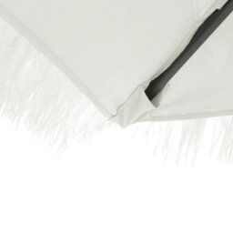 Berkfield Garden Parasol With Steel Pole White 246X246X230 Cm - thumbnail 8