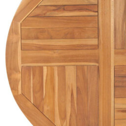 Walplus Table Top Solid Teak Wood Round 2.5 Cm 90 Cm - thumbnail 6
